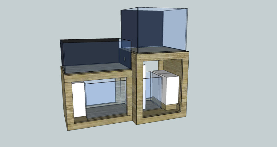 CAD1 - 100 cube and 65 frag tank setup