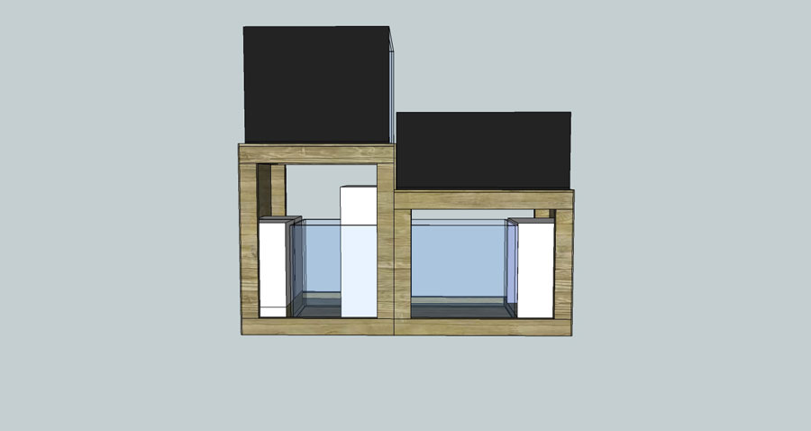 CAD3 - 100 cube and 65 frag tank setup